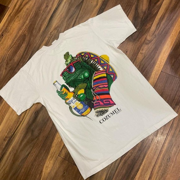 Single stitch Corona Extra white tee - Picture 6 of 6